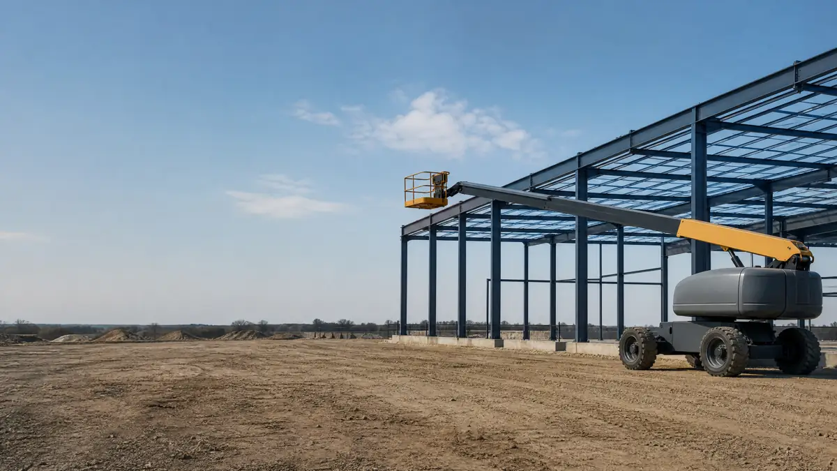 Rough Terrain Scissor Lifts jobsite access in Columbus